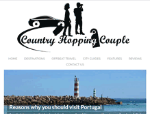 Tablet Screenshot of countryhoppingcouple.com